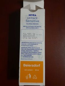 NIVEA UV Face Protection  Sunscreen