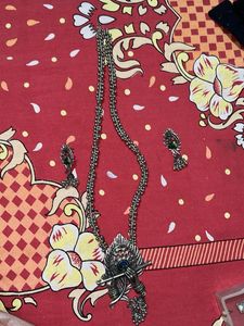 Silver Jhumka Earrings