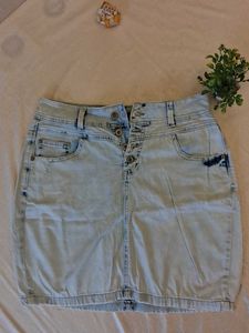 Denim Mini Skirt