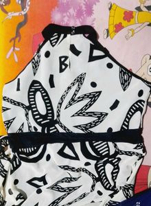 Chic Black &amp; White Dress