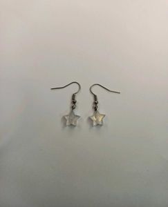 🌷Handmade Clear Star Earrings 🌟