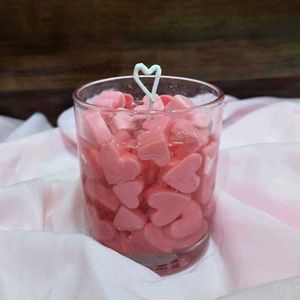 Heart Candle in Glass