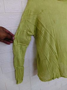 Lime Green Knit Sweater