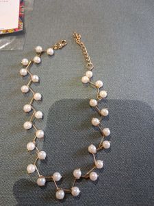 Pearl beaded choker