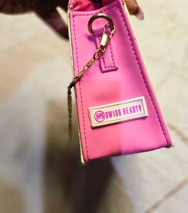 Stylish Yellow &amp; Pink Pouch