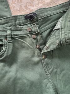 Forever 21 Green Chinos