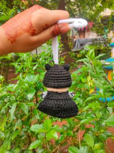 Crochet Batman Car Hanging Doll