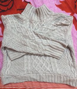 Cable Knit Turtleneck Sweater