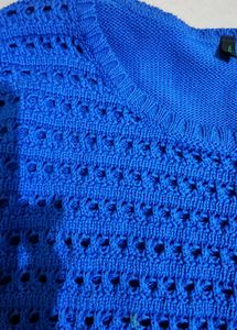 Benetton Royal Blue 💙 Knitted Pullover