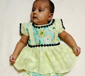 Floral Baby Dress Set