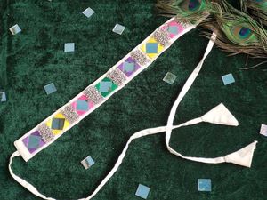 Handmade Mirror Work Belt