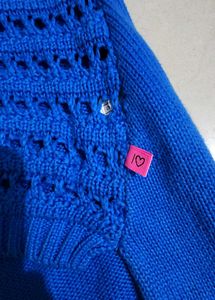 Benetton Royal Blue 💙 Knitted Pullover