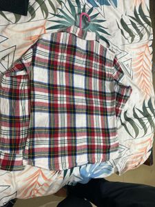 Red Plaid Flannel Shirt