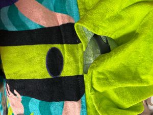Unique Graphic Beach Towel Poncho For Kids