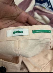 Peach Cargo Pants It Is fit to Waist 28 And 30