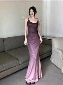 NEWME Purple ombre maxi dress