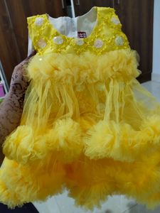 Yellow Baby Frock
