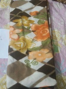Vintage Floral &amp; Diamond Throw Blanket Single Bed