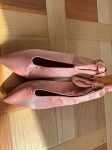 Pink Bow Heels