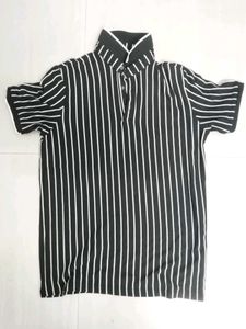 Striped Black &amp; White Shirt