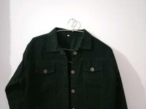 Aesthetic Black Crop Denim Jacket