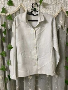 Striped Button-Down Shirt