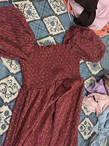 Floral Print Maxi Dress