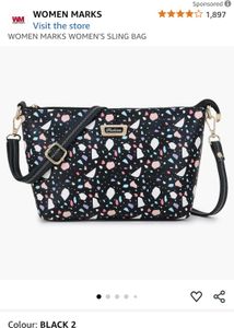 Black Sling Handbag 🖤