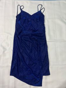 Blue Shimmer Bodycon Dress