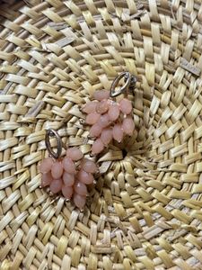 Pink Beaded Earrings