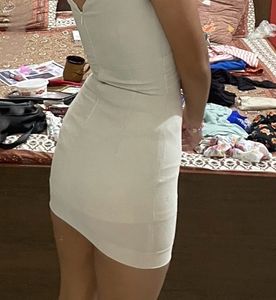 Beige Bodycon Dress