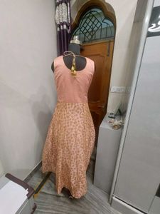 Pink Sleeveless Wedding Gown for Sale