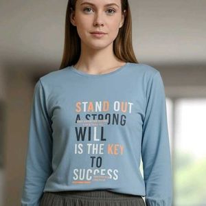 Blue Printed Top+ Free Plazzo