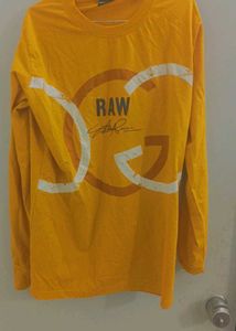 RAW Brand Yellow Long Sleeve Tee