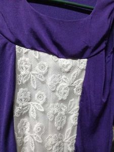 Purple Lace Top