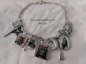 Handmade Witch Charm Necklace