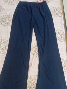Navy Blue Wide Leg Pants