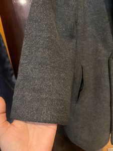 Grey Premium Blazer Style Coat