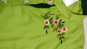 Brand New Linen Handwork Kurta