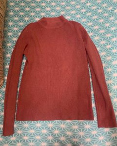 Winter Sale💗 Rust Mock Neck Long Sleeve Top