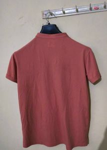 Men's Casual Maroon Polo Shirt