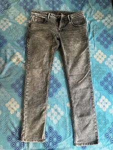 Hoffmen Grey and Black Denim Jeans
