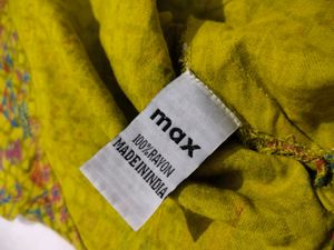 Max Ladies Lime Tunic