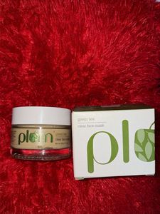 Plum Green Tea Clear Face Mask