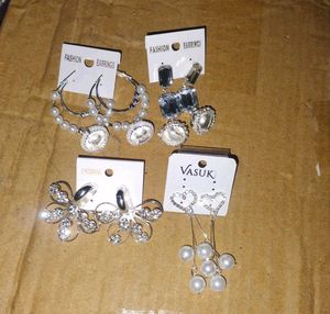 4 pairs of Earring Bundle