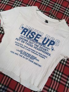 White Graphic Tee