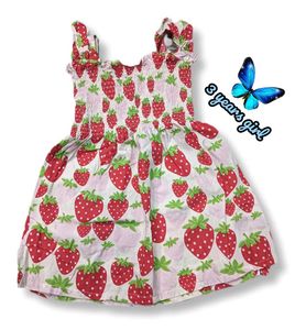 2,3 Years Baby Cotton Frock 🌈