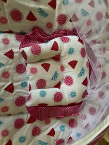 Baby Mattress With Pillow And Mosquito Net