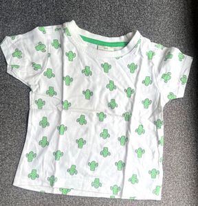 Cute Cactus Print Tee