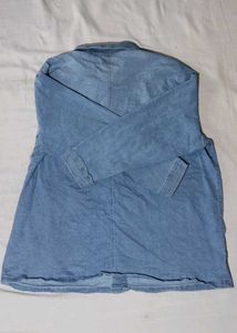 Plus Size Denim Shirt/Shacket